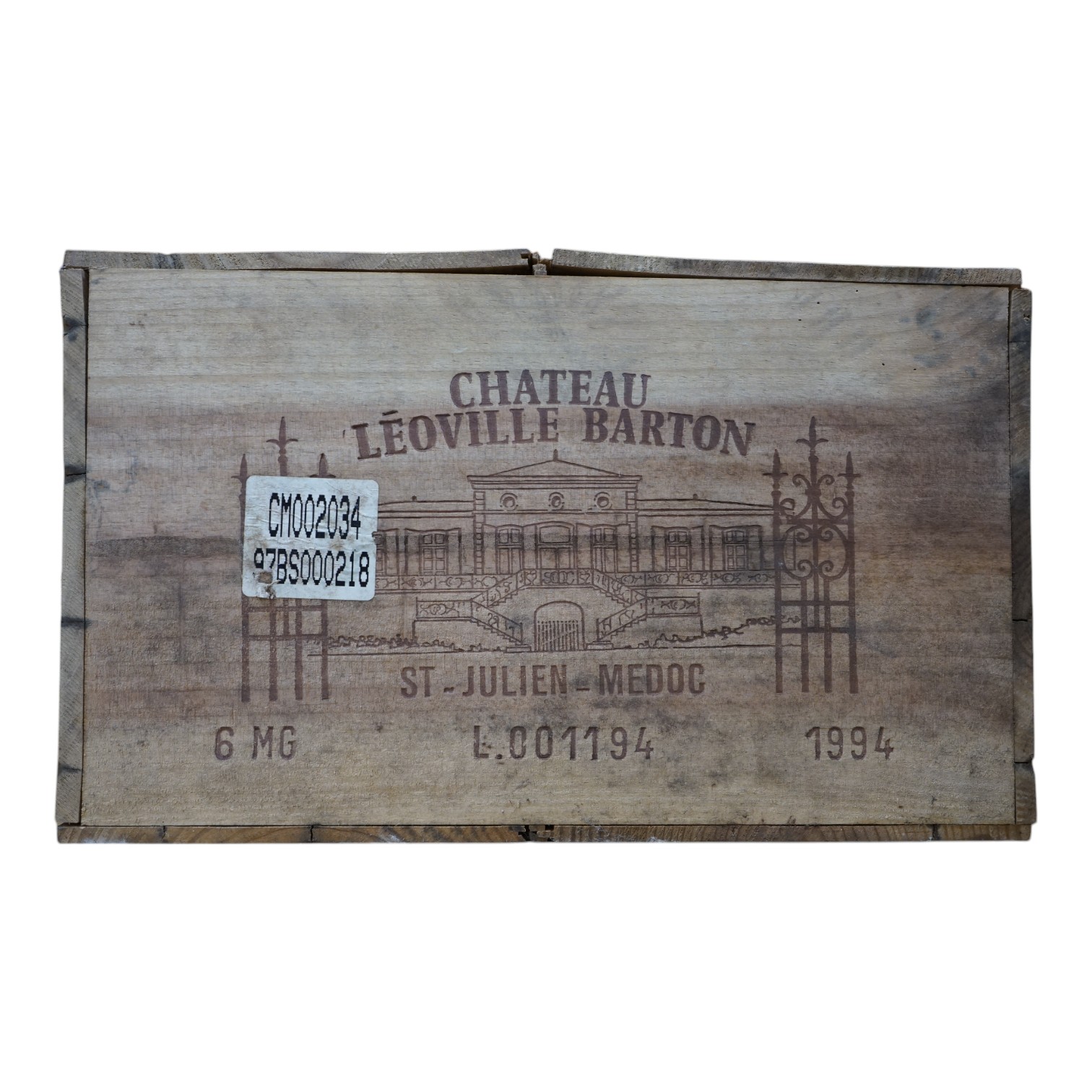 Six Magnums of Chateau Leoville Barton St Julien - Medoc 1994 (O.W.C) Condition - unopened, from a local private cellar